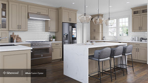 Allure Fusion Oyster Kitchen Cabinets