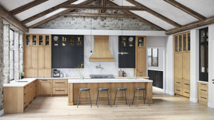 Allure Luna Timber Kitchen Cabinets