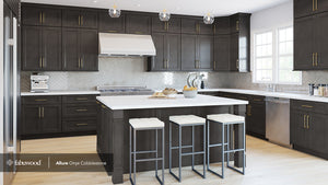 Allure Onyx Cobblestone Kitchen Cabinets