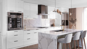 Illume Catalina Bianco Gloss Kitchen Cabinets