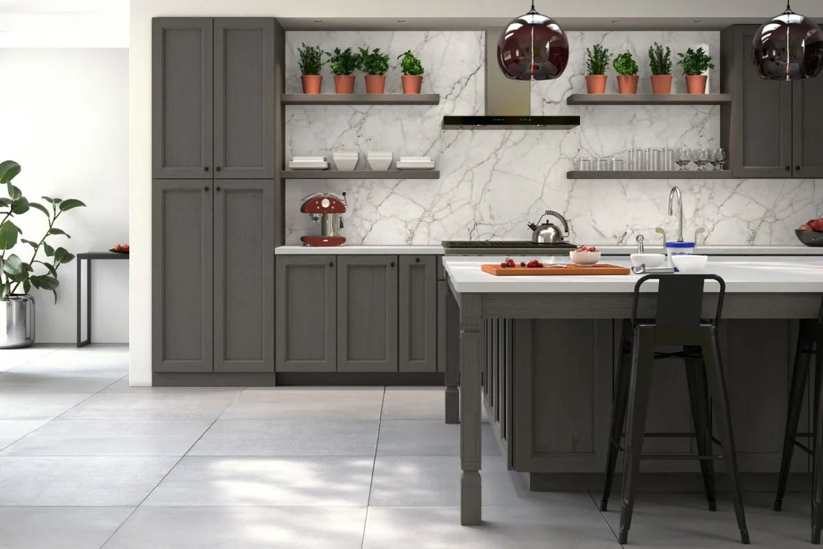 Midtown Grey Kitchen Cabinets