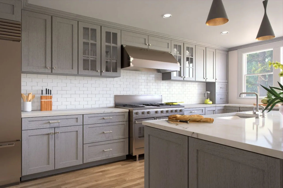Nova Light Grey Kitchen Cabinets