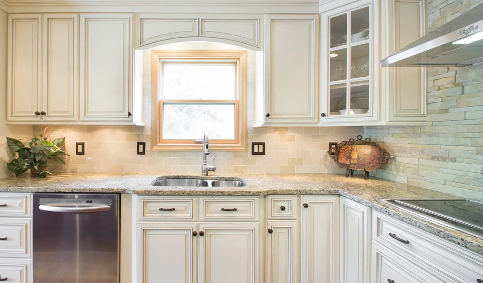 Signature Pearl White Kitchen Cabinets kitchen cabinets - Shop at Home Craft Studio - 1