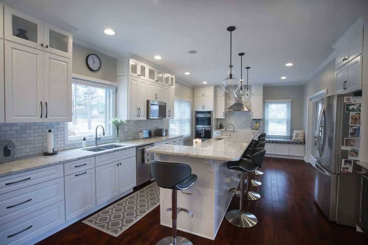 Uptown White Kitchen Cabinets