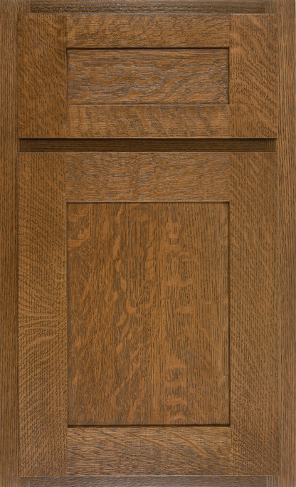 Shiloh New Haven cabinet door in rich wood finish, showcasing customizable design for kitchen upgrades.