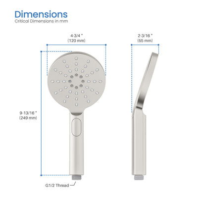 Halo Premium ABS 3 Mode Handheld Shower Head - HS100