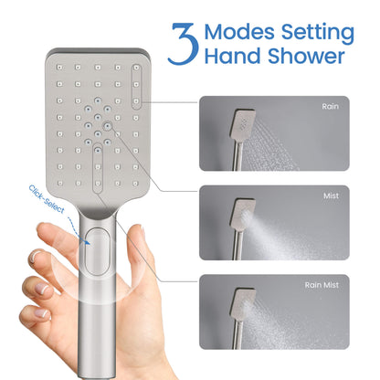 Quadro Premium ABS 3 Mode Handheld Shower Head - HS101