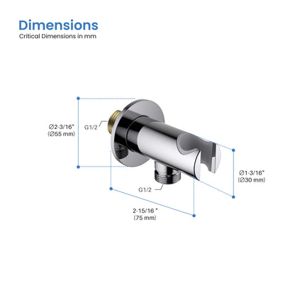 Halo Wall Mounted Handheld shower Holder - HSH102