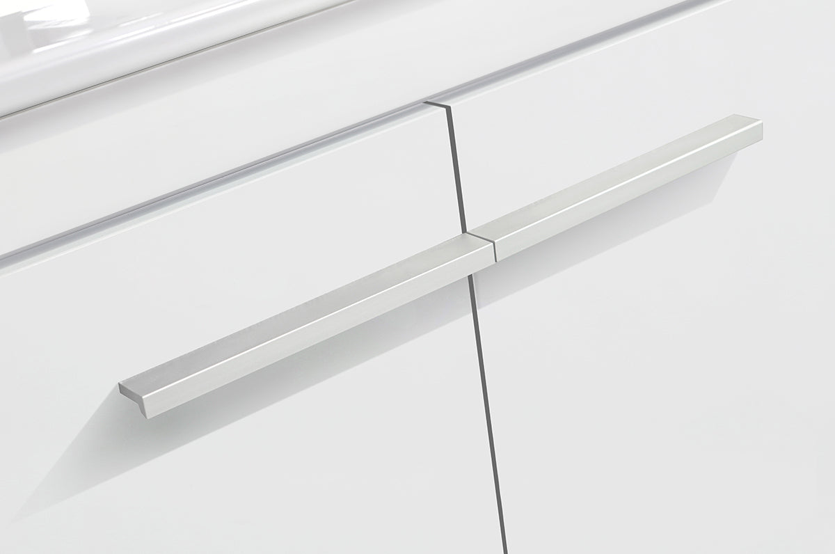 30" V9004 Vanity with Ceramic Sink (Glossy White)