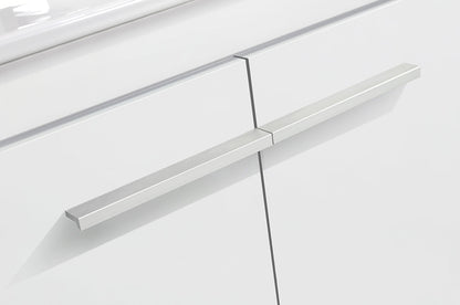 30" V9004 Vanity with Ceramic Sink (Glossy White)