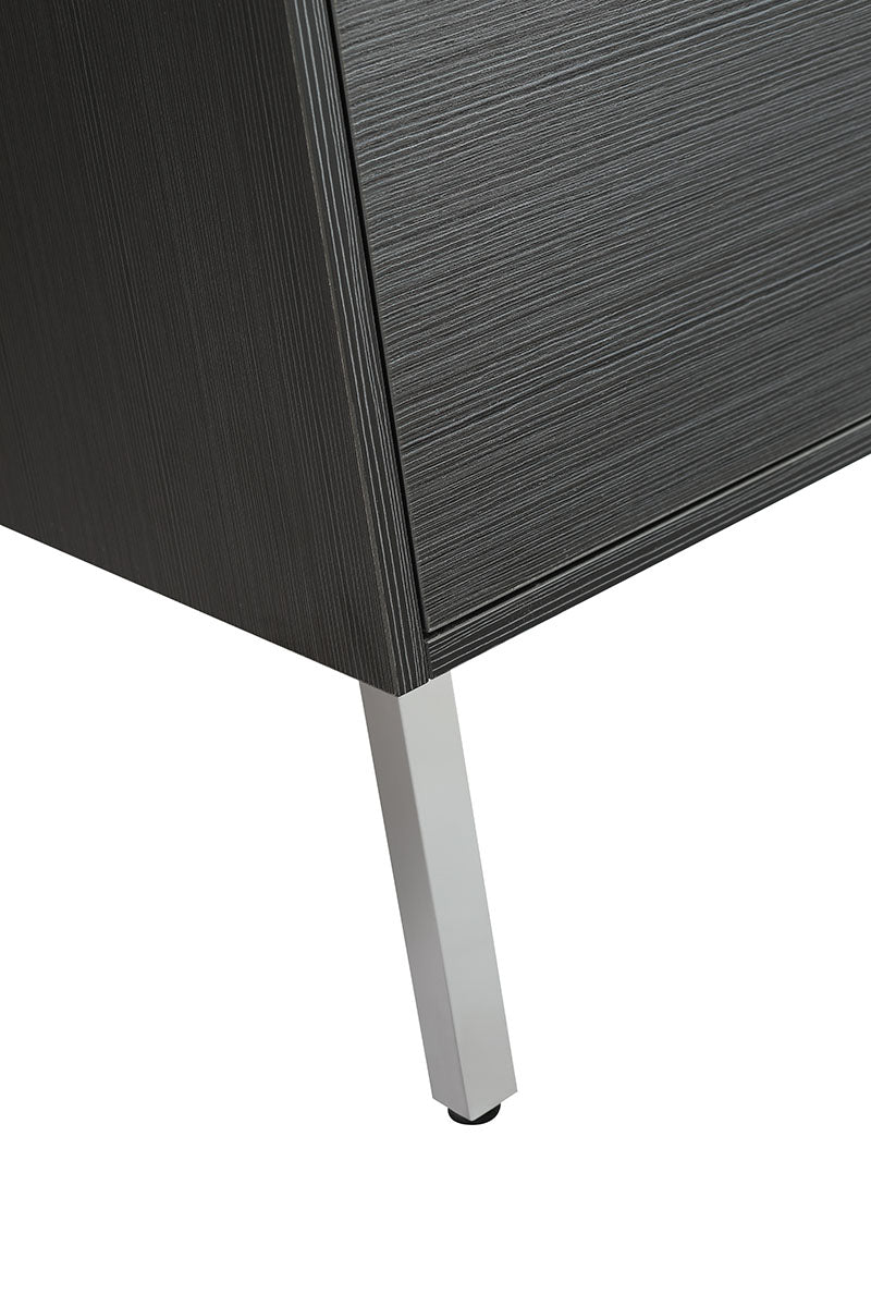 24" V9003 Vanity with Ceramic Sink (Charcoal Grey)