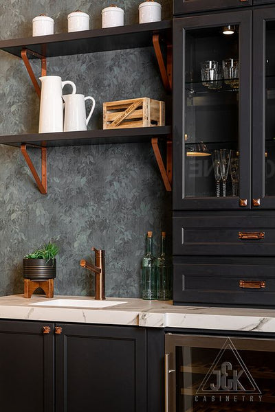 Charcoal kitchen cabinets - Shop at Home Craft Studio - 2