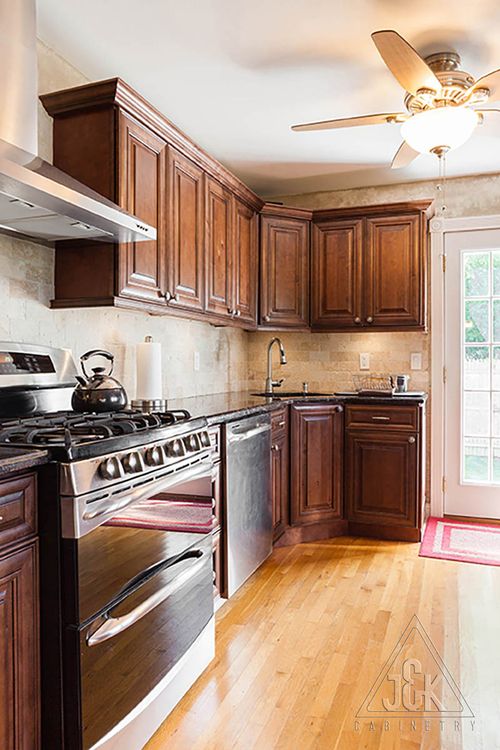 Chocolate Glazed kitchen cabinets - Shop at Home Craft Studio - 2