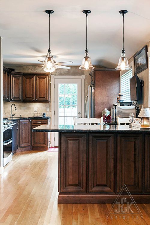 Chocolate Glazed kitchen cabinets - Shop at Home Craft Studio - 3