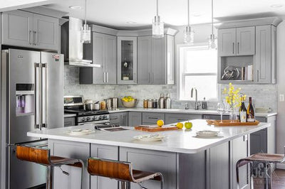 J&K Castle Grey Kitchen Door Style kitchen cabinets - Shop at Home Craft Studio - 2