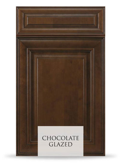 J&K Chocolate Glazed Kitchen Door Style kitchen cabinets - Shop at Home Craft Studio - 1