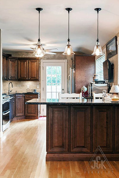 J&K Chocolate Glazed Kitchen Door Style kitchen cabinets - Shop at Home Craft Studio - 3