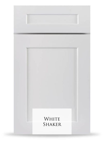 J&K White Shaker Kitchen Door Style kitchen cabinets - Shop at Home Craft Studio - 1