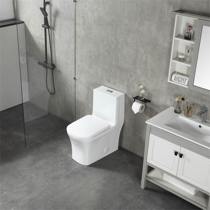 (T2706)/K-0329 One-Piece 27"h Dual Flush Toilet (12" Rough)