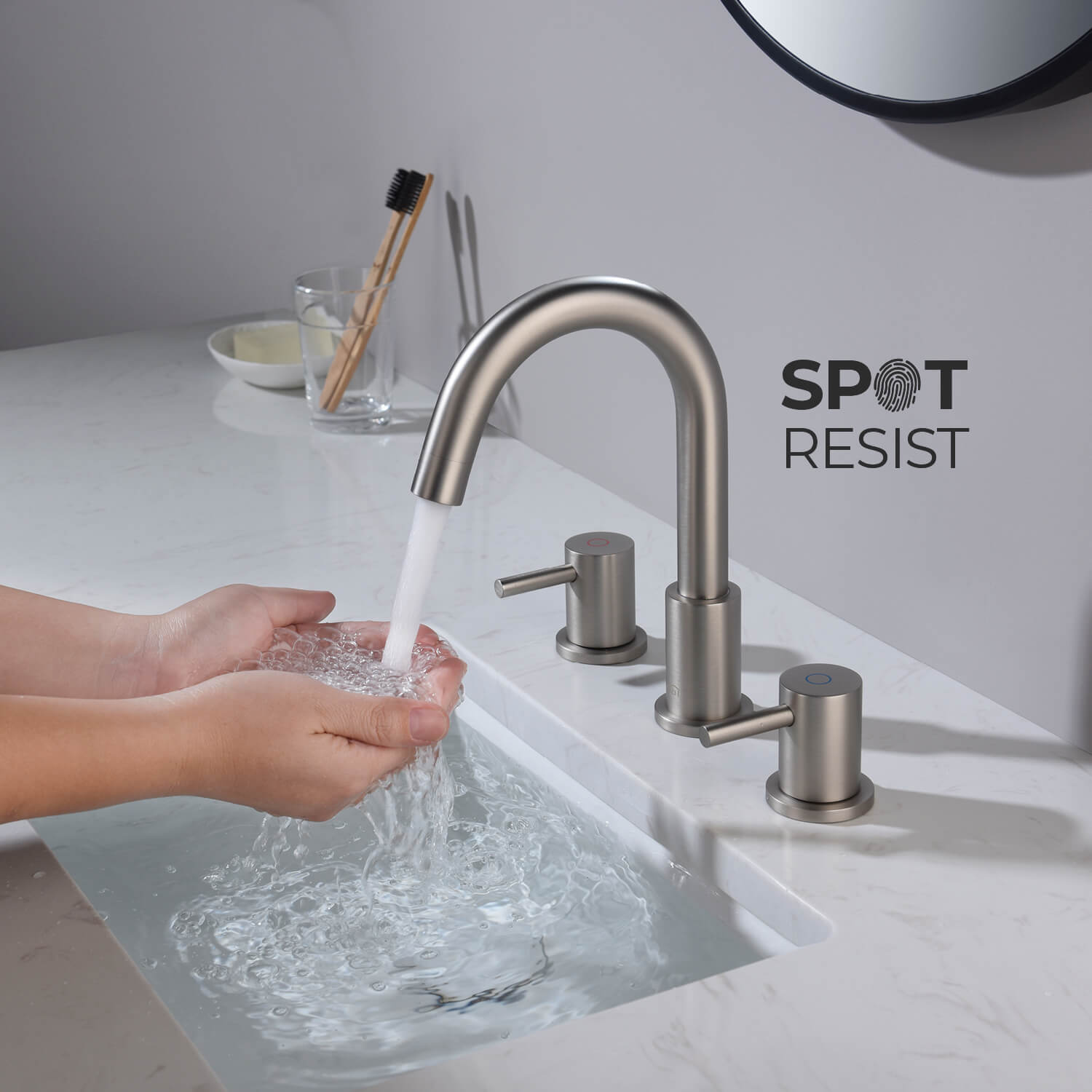Wide Spread Lavatory Faucet – KBF1016