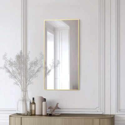 18" x 36" Shatterproof Wall Mount Metal Frame Mirror - FM1-1836  - Shop at Home Craft Studio - 6