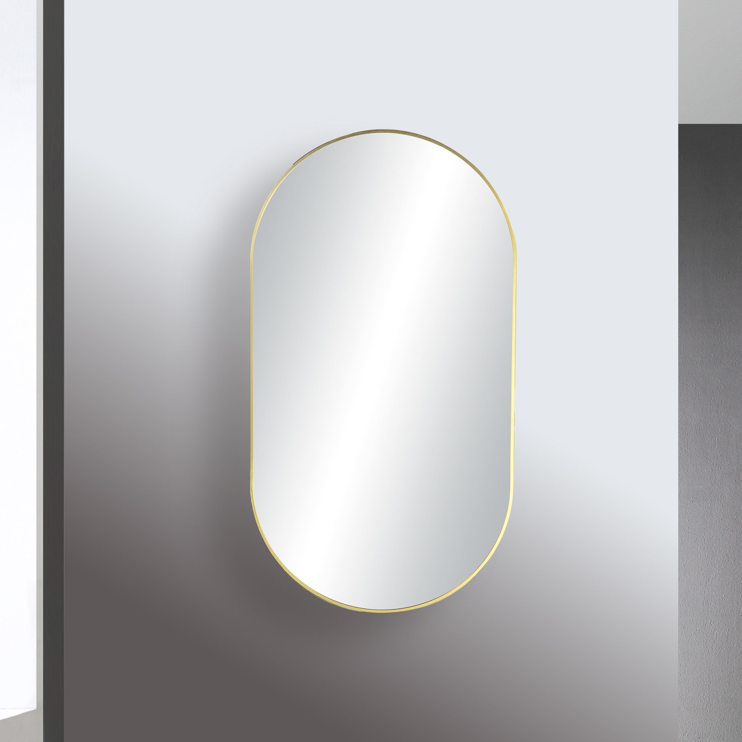 20" x 36" Shatterproof Wall Mount Metal Frame Mirror - FM4-2036  - Shop at Home Craft Studio - 4