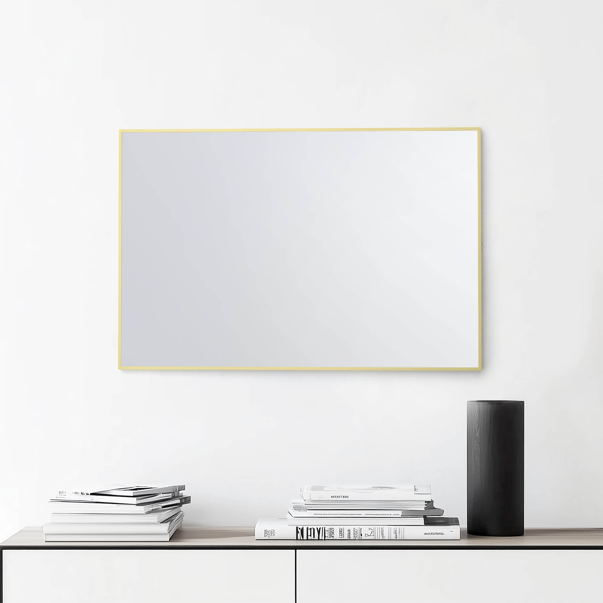 24" x 36" Shatterproof Wall Mount Metal Frame Mirror - FM1-2436  - Shop at Home Craft Studio - 6