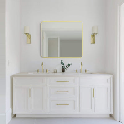30" x 36" Shatterproof Wall Mount Metal Frame Mirror - FM2-3036  - Shop at Home Craft Studio - 4