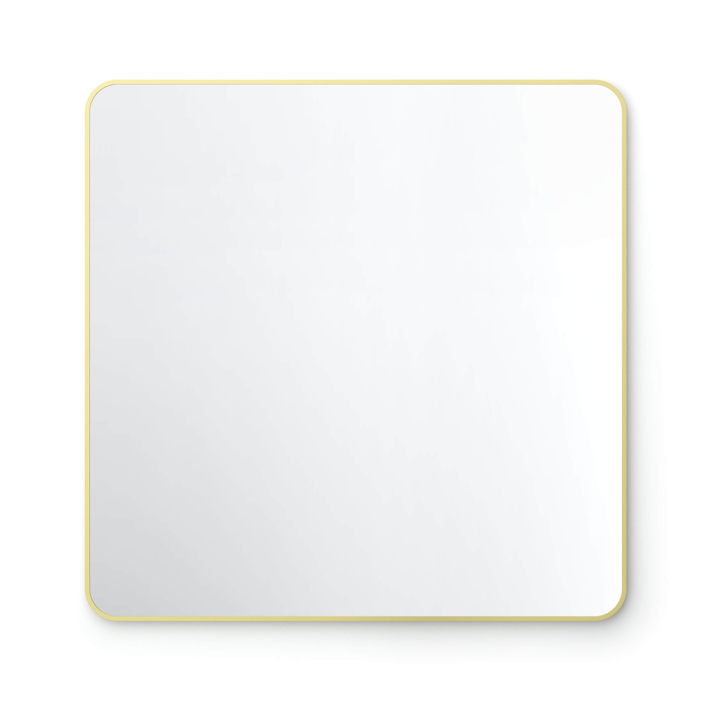 36" x 36" Shatterproof Wall Mount Metal Frame Mirror - FM2-3636  - Shop at Home Craft Studio - 1