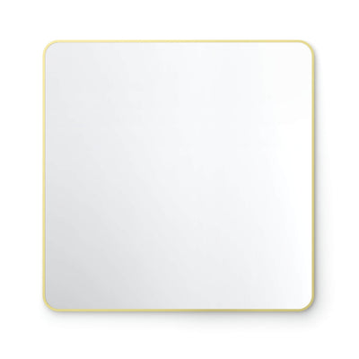 36" x 36" Shatterproof Wall Mount Metal Frame Mirror - FM2-3636  - Shop at Home Craft Studio - 1