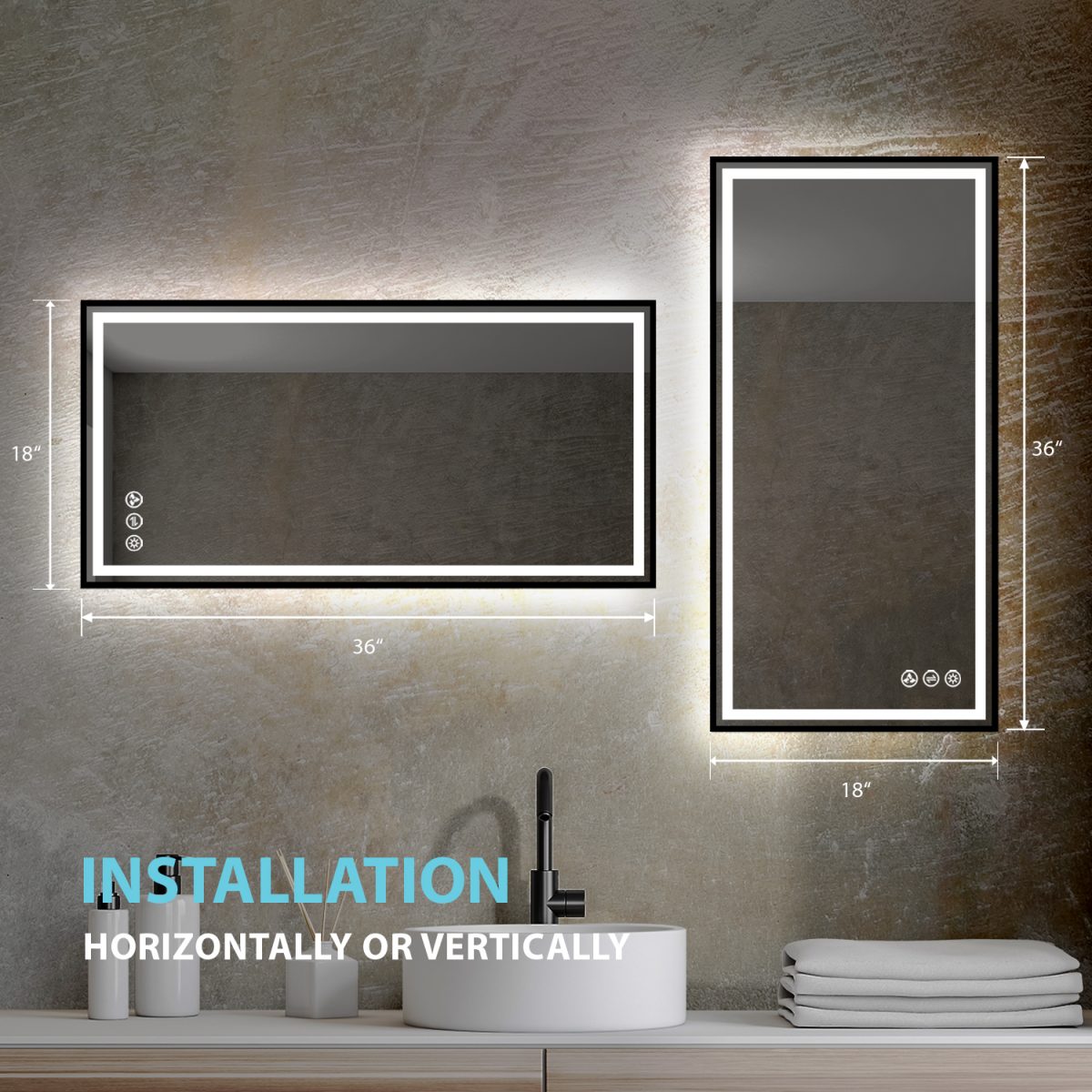 Stellar 18 Inch LED Mirror
