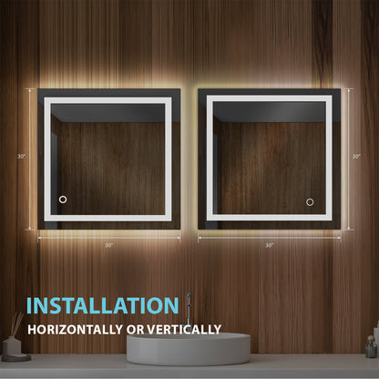 Lyra 30 x 30 Inch LED Mirror