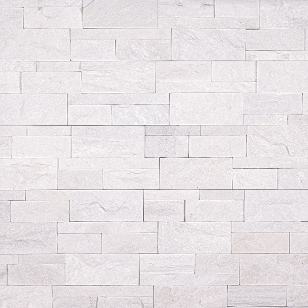 Arctic White Ledger Corner 9X18