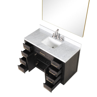 Abbey 48" x 22" Single Bath Vanity Bathroom Vanity - Shop at Home Craft Studio - 12