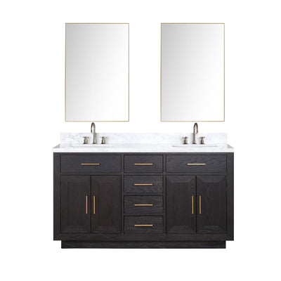 Abbey 60" x 22" Double Bath Vanity Bathroom Vanity - Shop at Home Craft Studio - 3