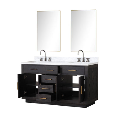 Abbey 60" x 22" Double Bath Vanity Bathroom Vanity - Shop at Home Craft Studio - 10
