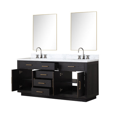Abbey 72" x 22" Double Bath Vanity Bathroom Vanity - Shop at Home Craft Studio - 4