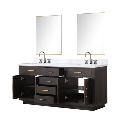 Abbey 72" x 22" Double Bath Vanity Bathroom Vanity - Shop at Home Craft Studio - 11