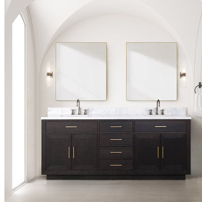 Abbey 80" x 22" Double Bath Vanity Bathroom Vanity - Shop at Home Craft Studio - 1