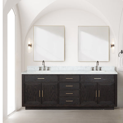 Abbey 84" x 22" Double Bath Vanity Bathroom Vanity - Shop at Home Craft Studio - 1