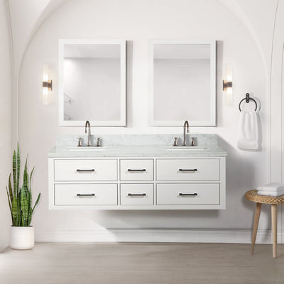 Castor 60" x 22"Double Bath Vanity Bathroom Vanity - Shop at Home Craft Studio - 9