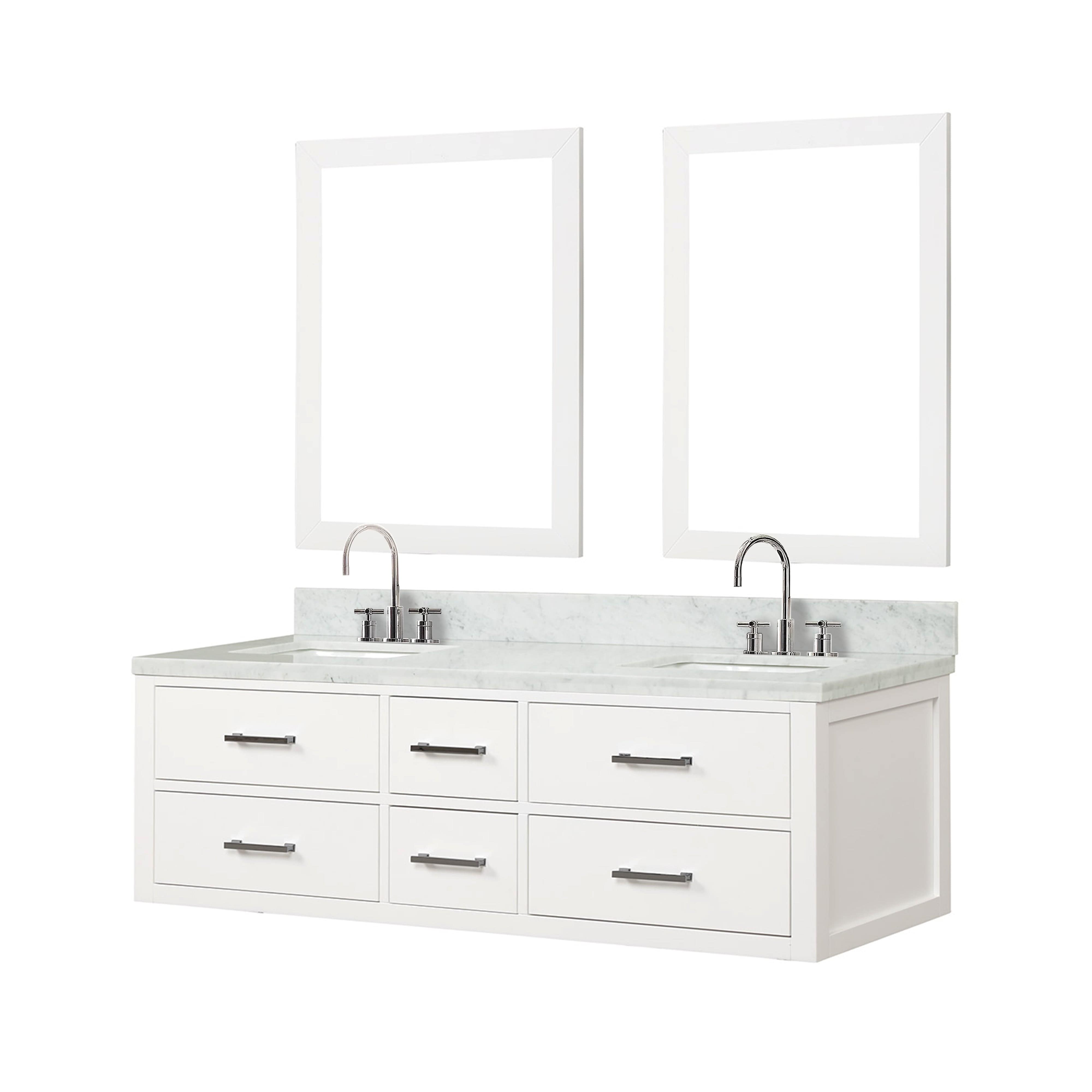 Castor 60" x 22"Double Bath Vanity Bathroom Vanity - Shop at Home Craft Studio - 10