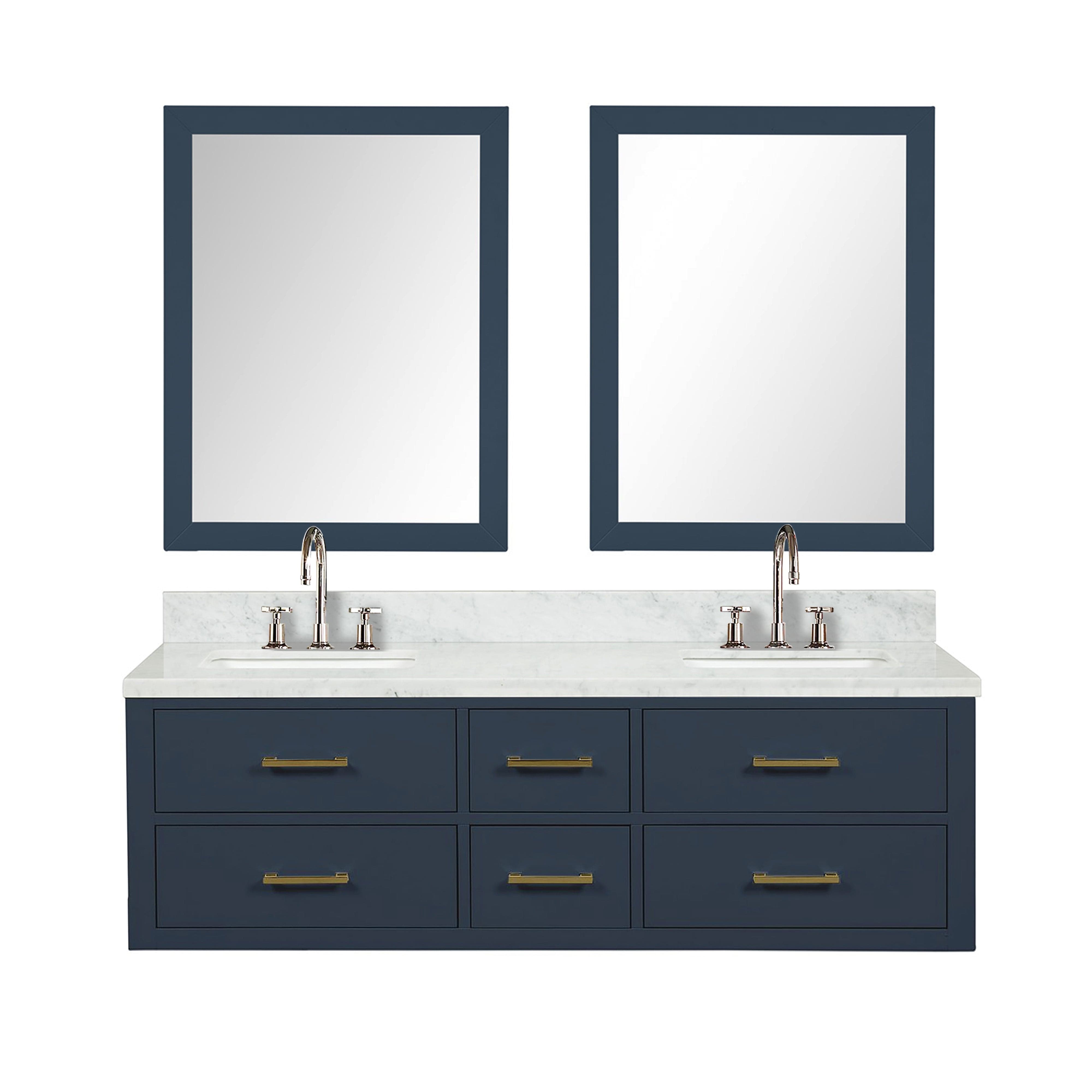 Castor 60" x 22"Double Bath Vanity Bathroom Vanity - Shop at Home Craft Studio - 5
