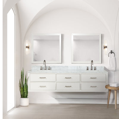 Castor 80" x 22" Double Bath Vanity Bathroom Vanity - Shop at Home Craft Studio - 6