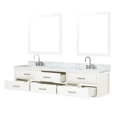 Castor 80" x 22" Double Bath Vanity Bathroom Vanity - Shop at Home Craft Studio - 9