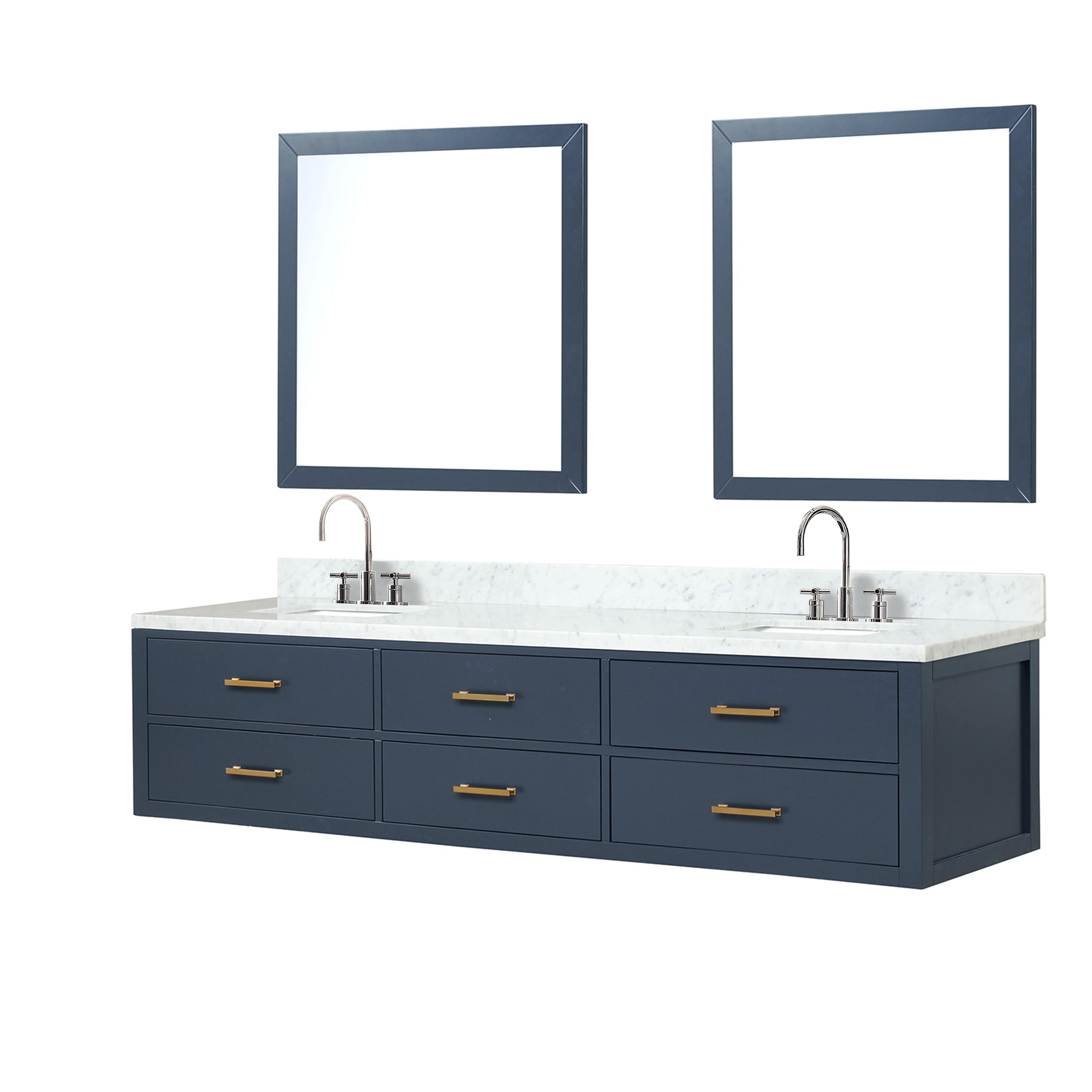 Castor 84" x 22" Double Bath Vanity Bathroom Vanity - Shop at Home Craft Studio - 4