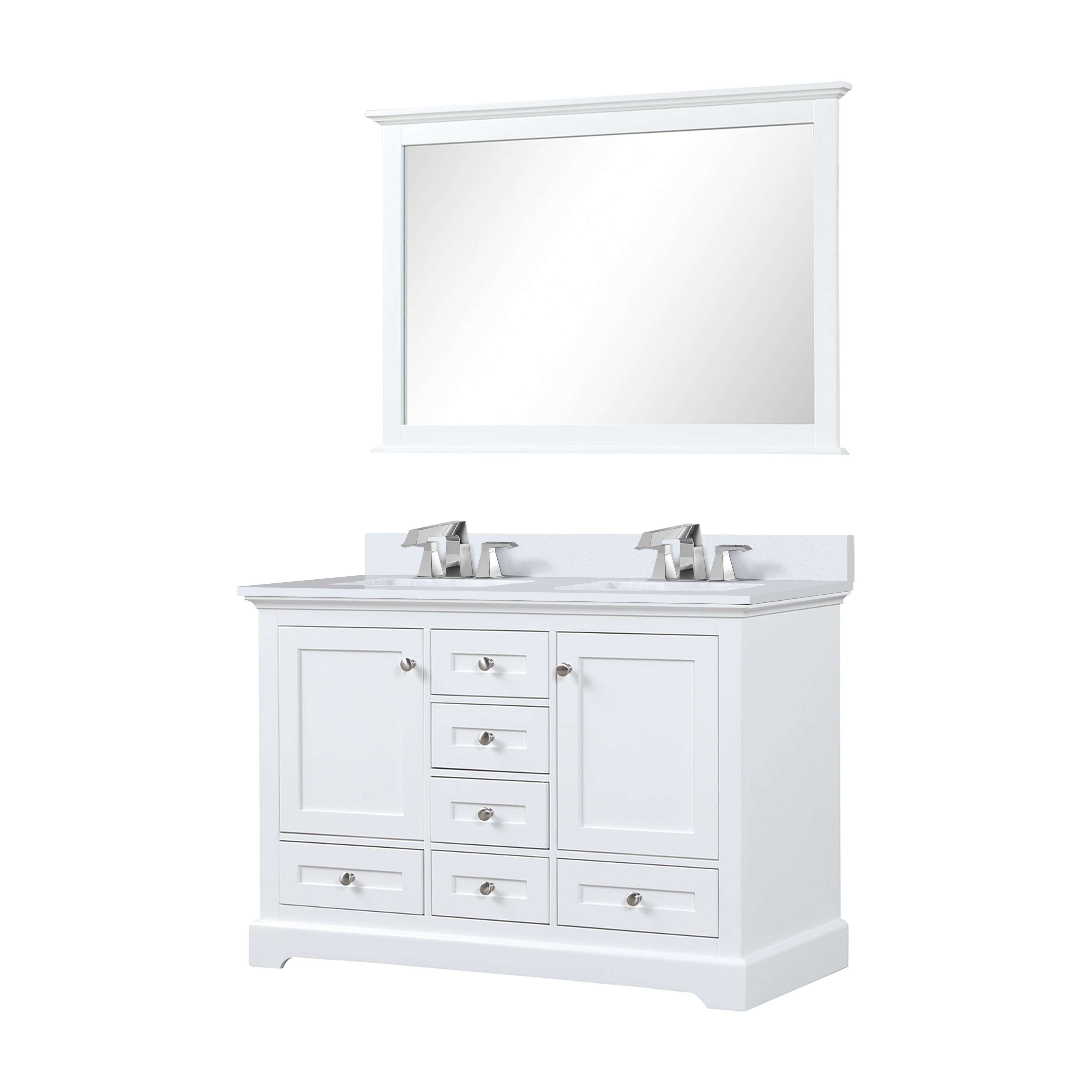Dukes 48" x 22" Double Bath Vanity Bathroom Vanity - Shop at Home Craft Studio - 7