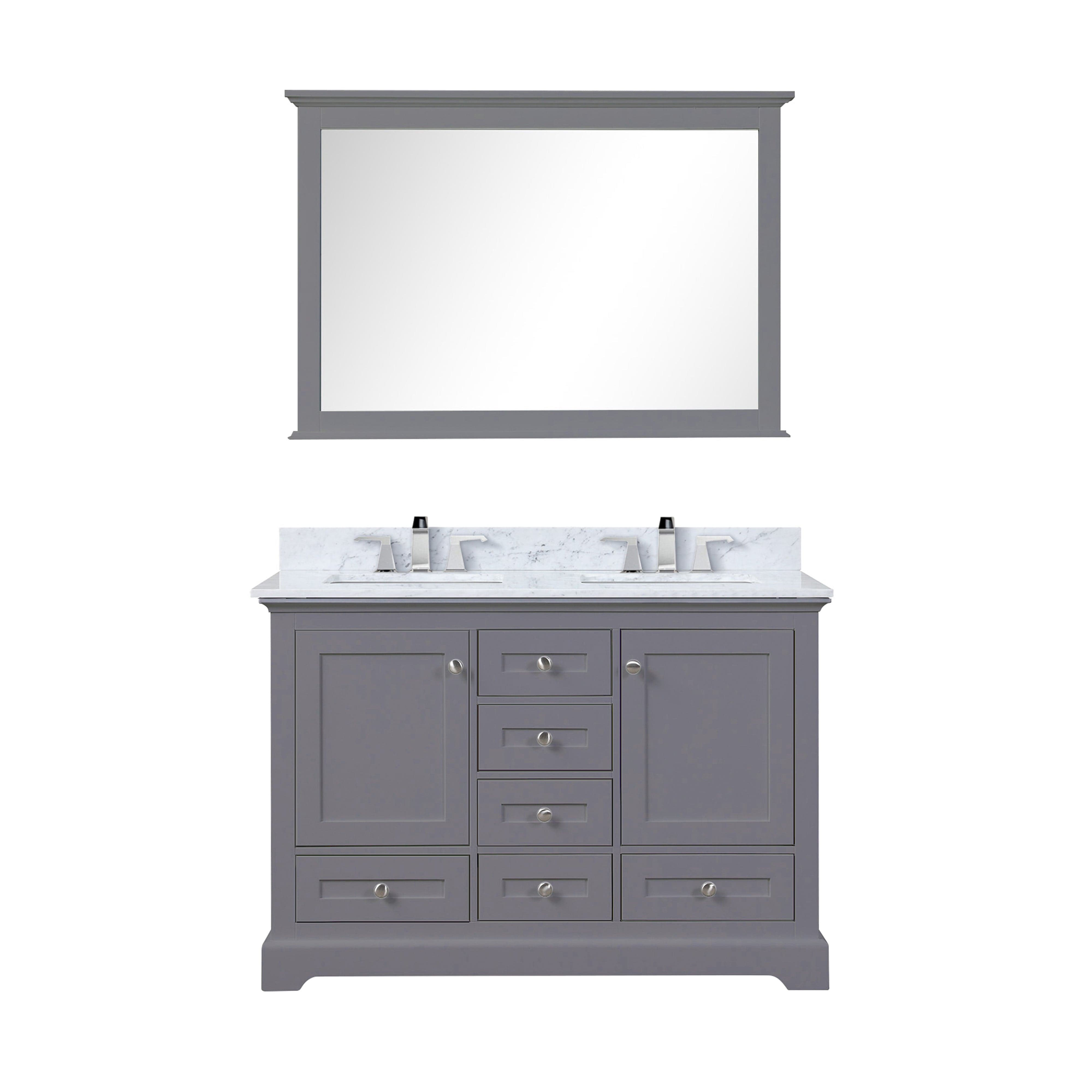 Dukes 48" x 22" Double Bath Vanity Bathroom Vanity - Shop at Home Craft Studio - 11