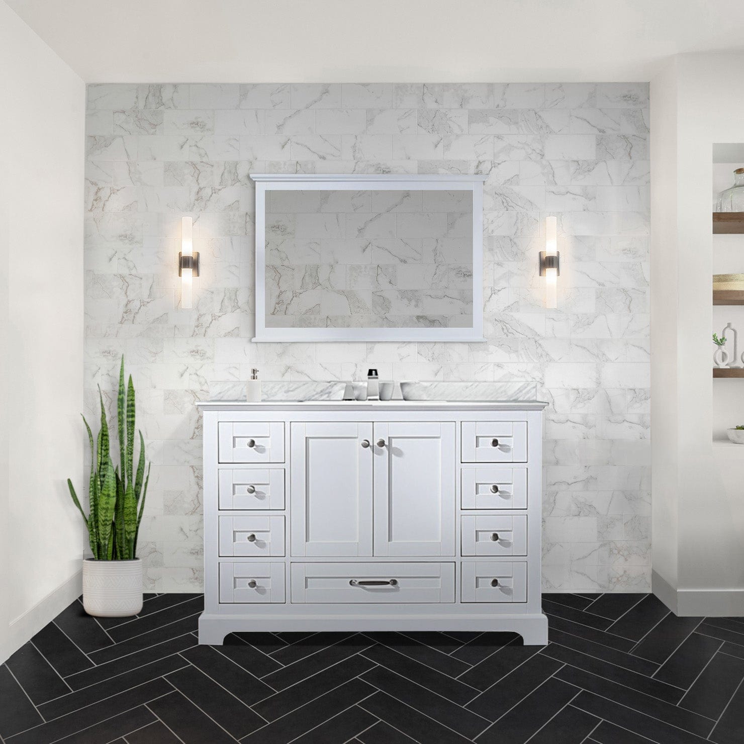 Dukes 48" x 22" Single Bath Vanity Bathroom Vanity - Shop at Home Craft Studio - 2
