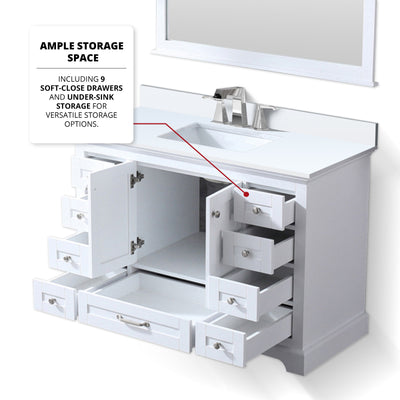 Dukes 48" x 22" Single Bath Vanity Bathroom Vanity - Shop at Home Craft Studio - 15